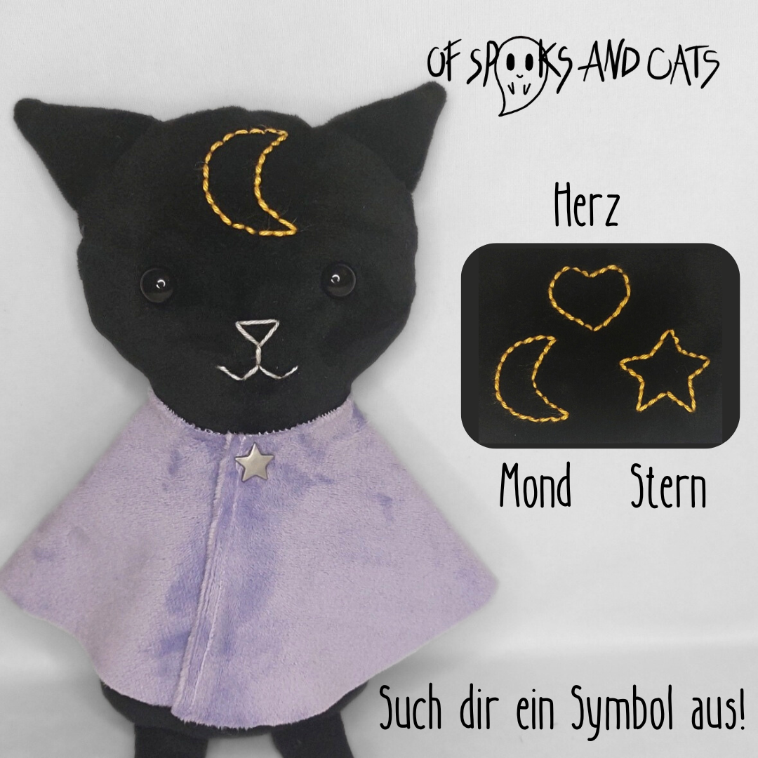 Kreiere deine Zauberkatze! - Mittleres Kuscheltier - Sammlerstück