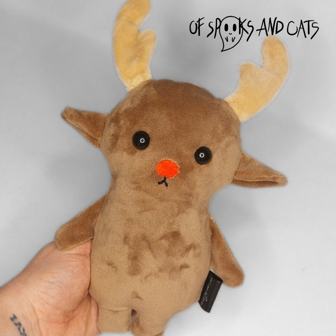 Roli das Rentier - Mittleres Kuscheltier Rentier Weihnachten - Sammlerstück