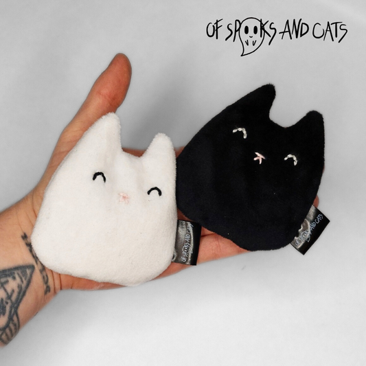 Yin und Yang die Anti-Anxiety Kätzchen - Mini Kuscheltier Katze - Schlüsselanhänger - Sammlerstück