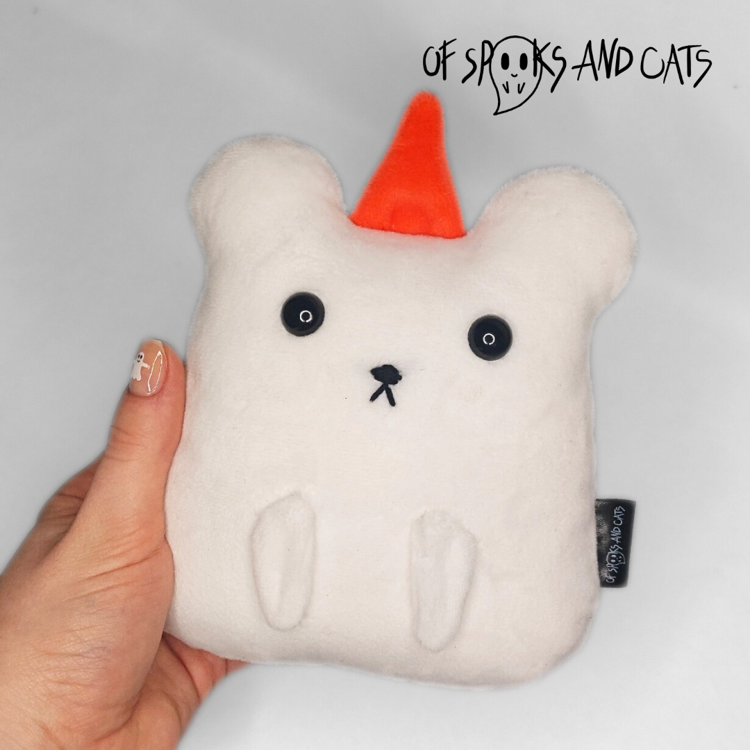 Erik der Eisbär - Kleines Kuscheltier Bär Weihnachten - Sammlerstück