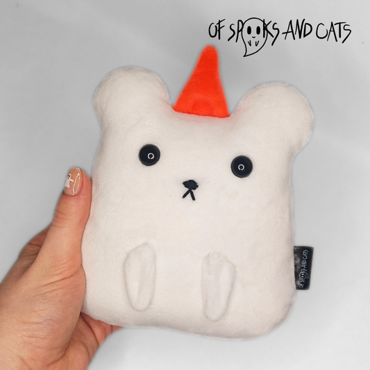 Erik der Eisbär - Kleines Kuscheltier Bär Weihnachten - Sammlerstück