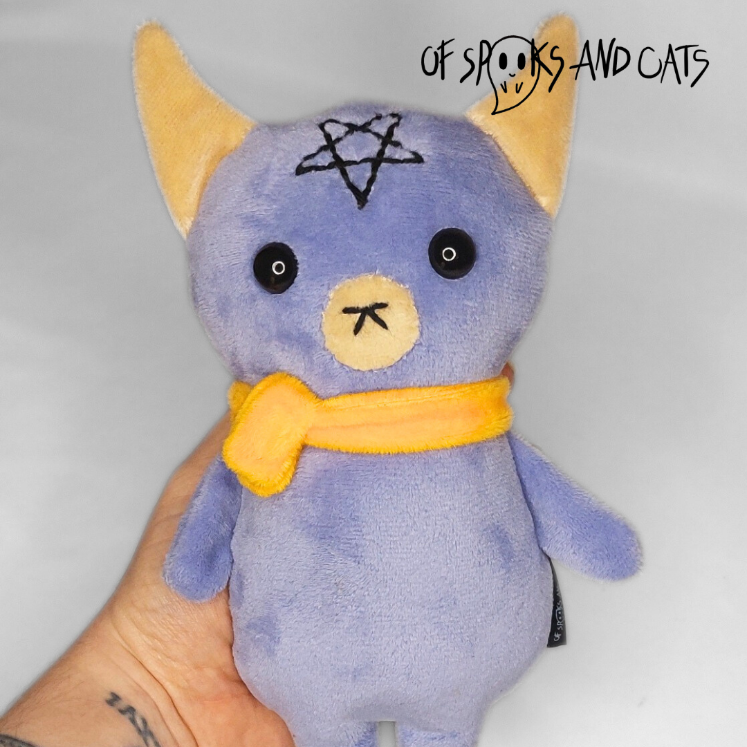 Kasimir der Baphomet - Kleines Kuscheltier Ziege Halloween - Sammlerstück
