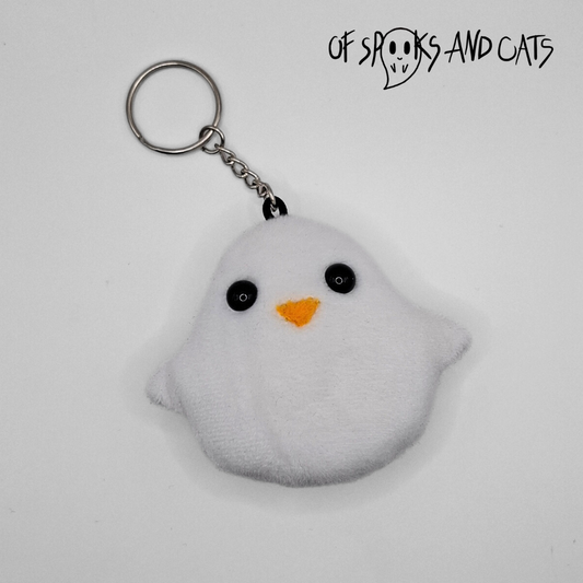 Mini Eggbert das Küken - Schlüsselanhänger - Mini Kuscheltier Ostern Huhn - Sammlerstück