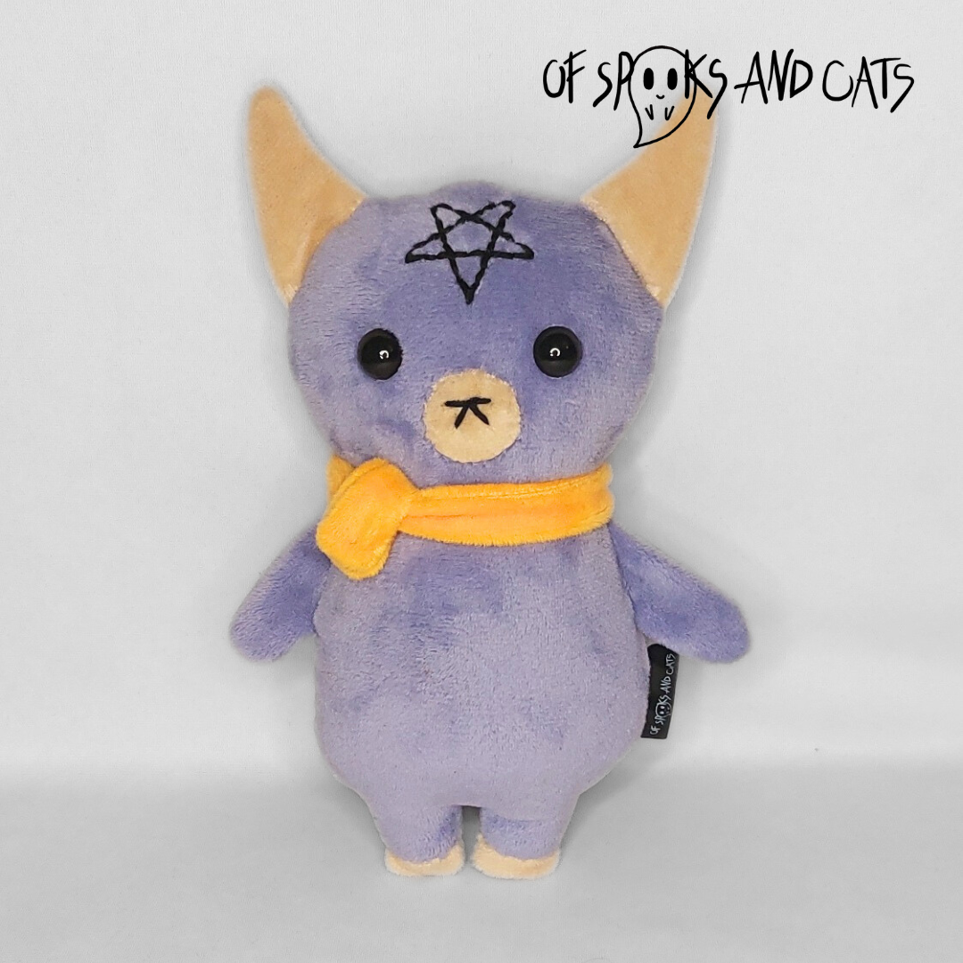 Kasimir der Baphomet - Kleines Kuscheltier Ziege Halloween - Sammlerstück