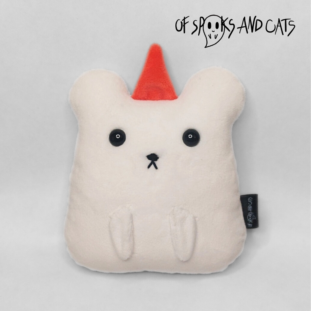 Erik der Eisbär - Kleines Kuscheltier Bär Weihnachten - Sammlerstück