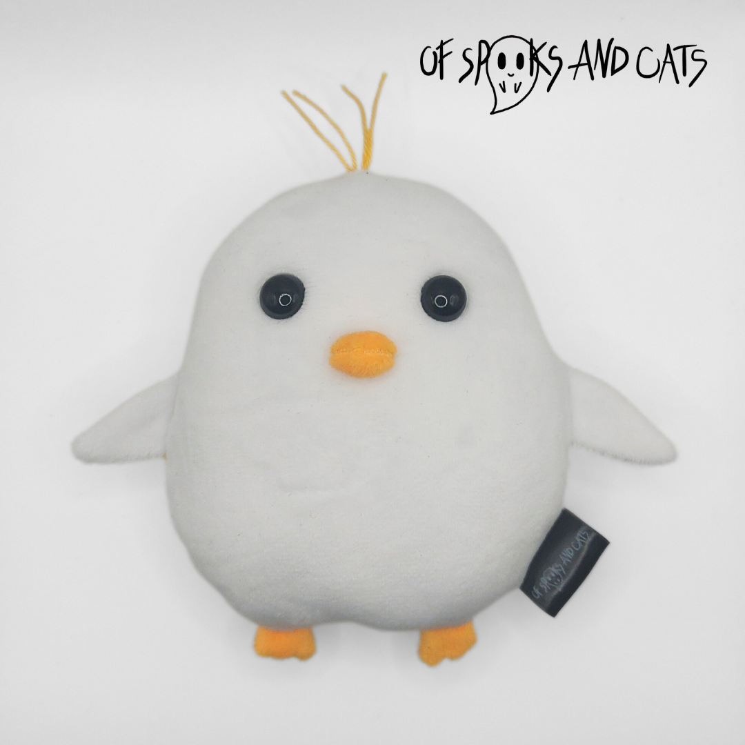 Eggbert das Küken - Kleines Kuscheltier Ostern Huhn - Sammlerstück