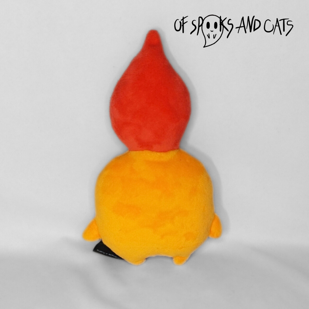Flamme der Feuergeist - Kleines Kuscheltier Feuerelementar Fantasy - Sammlerstück