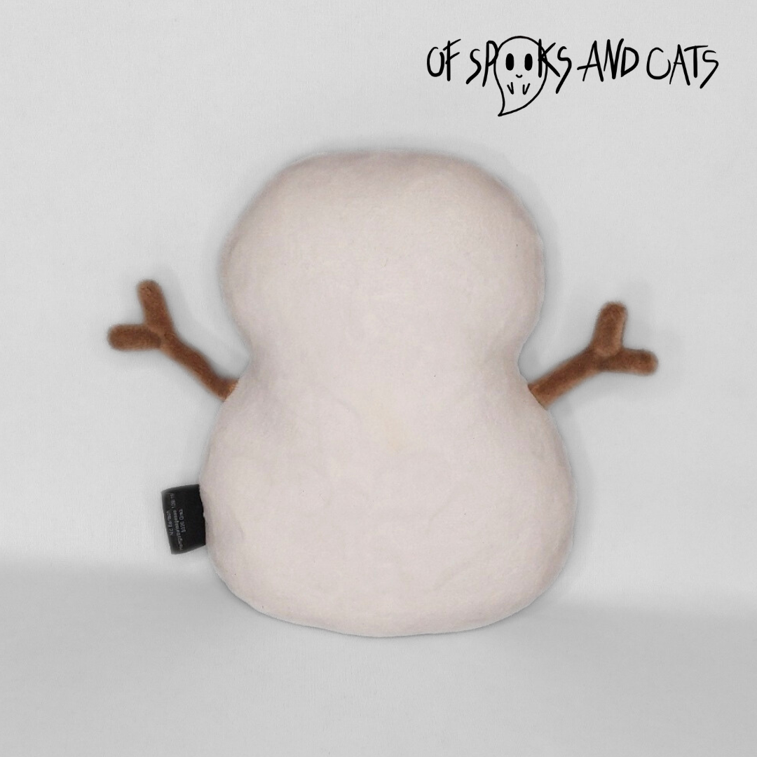 Johann der Schneefreund - Kleines Kuscheltier Schneemann Weihnachten Winter - Sammlerstück