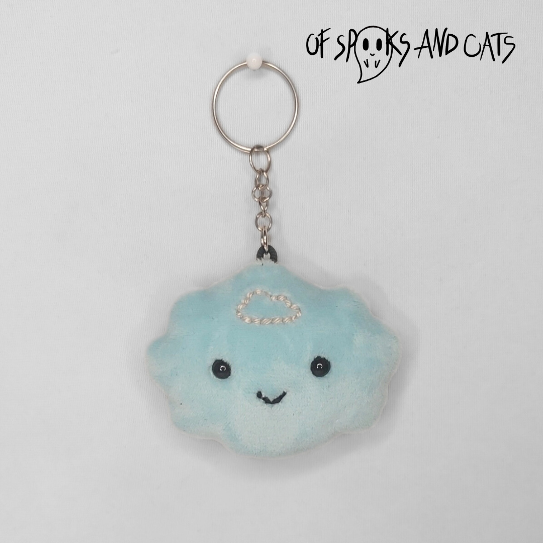 Wölkchen Schlüsselanhänger - Mini Kuscheltier Wolke - Sammlerstück