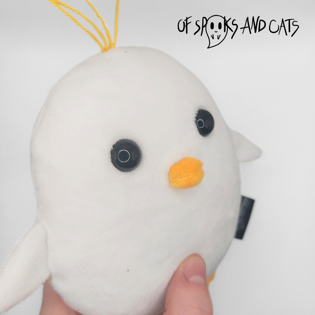 Eggbert das Küken - Kleines Kuscheltier Ostern Huhn - Sammlerstück