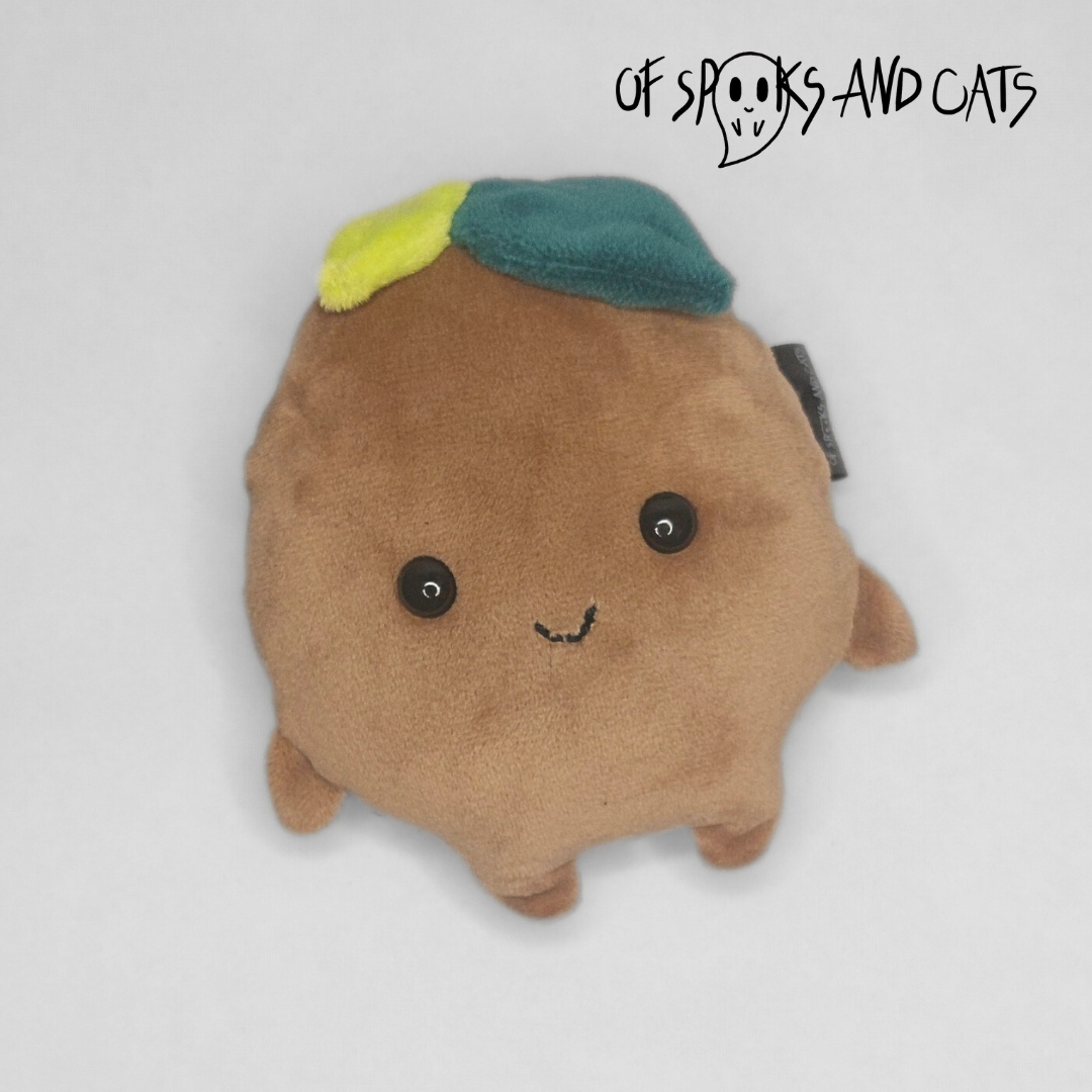 Blattlaus der Erdgeist - Kleines Kuscheltier Erdelementar Fantasy Sammlerstück