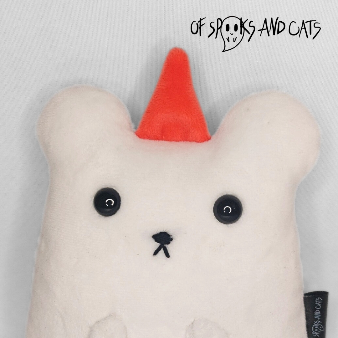 Erik der Eisbär - Kleines Kuscheltier Bär Weihnachten - Sammlerstück