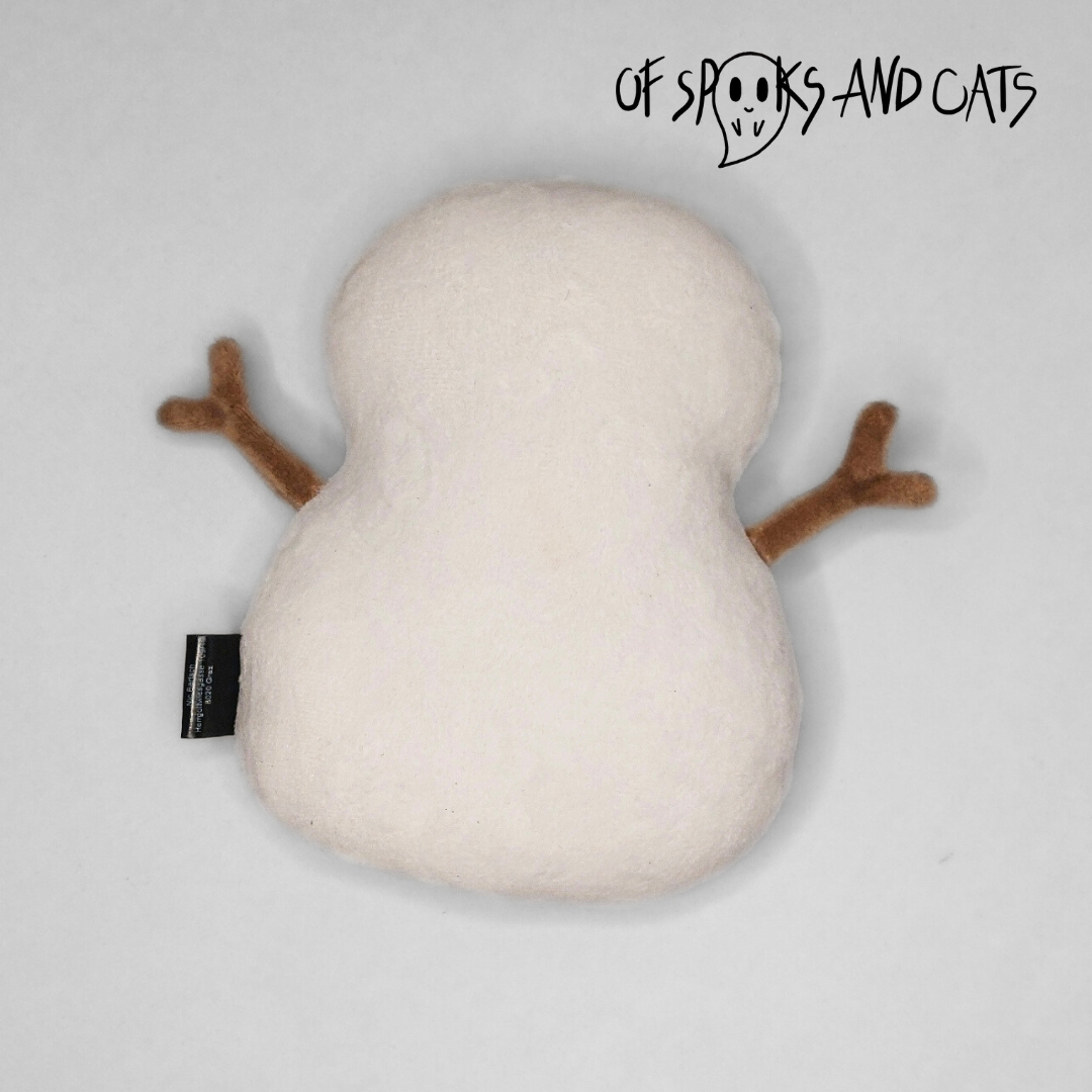 Johann der Schneefreund - Kleines Kuscheltier Schneemann Weihnachten Winter - Sammlerstück