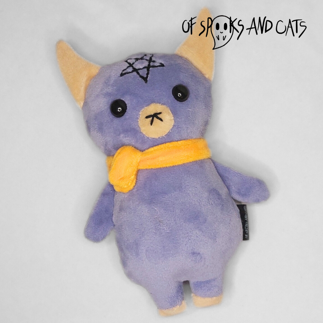 Kasimir der Baphomet - Kleines Kuscheltier Ziege Halloween - Sammlerstück