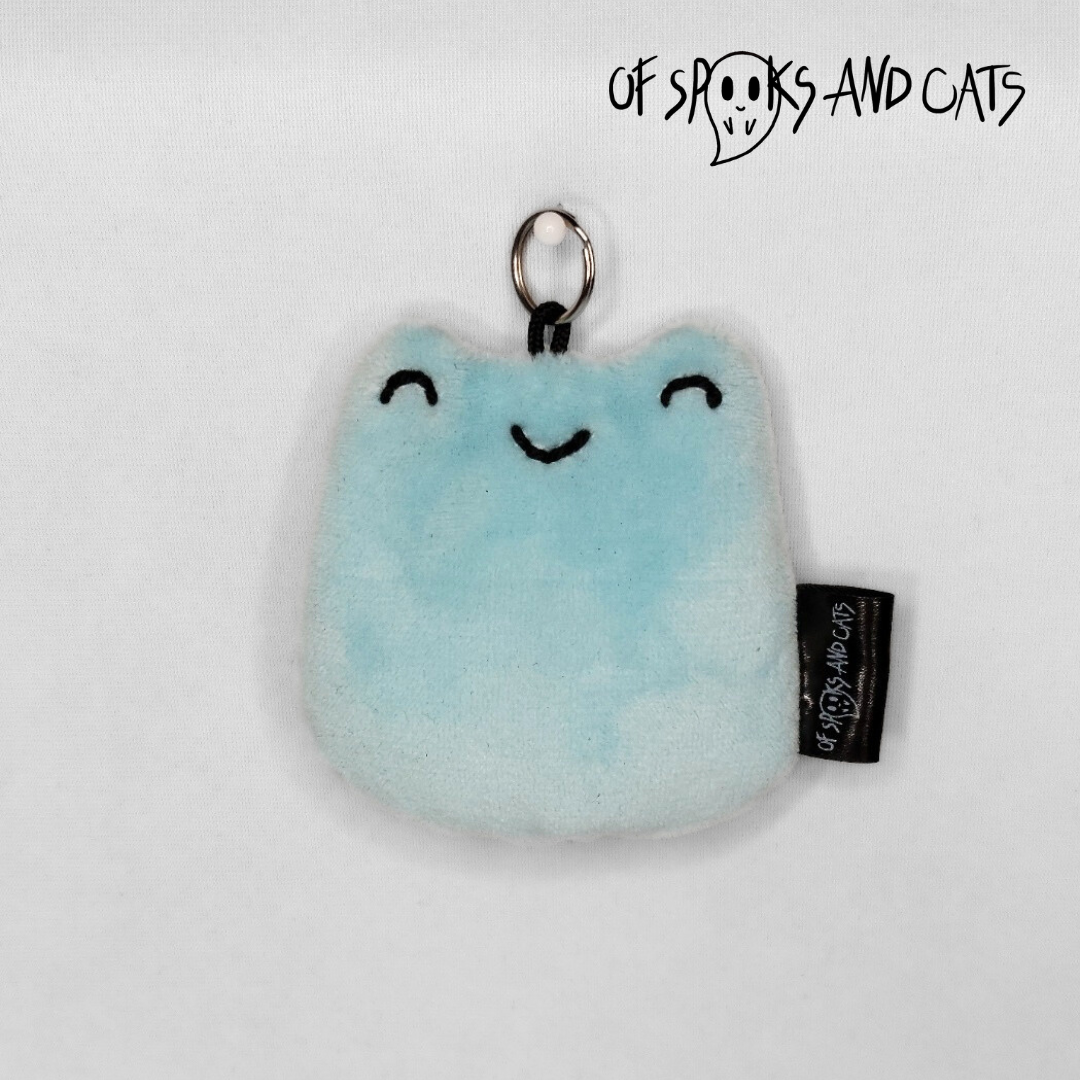 Alex der Anti-Anxiety Frosch - Mini Kuscheltier Frosch - Schlüsselanhänger - Sammlerstück
