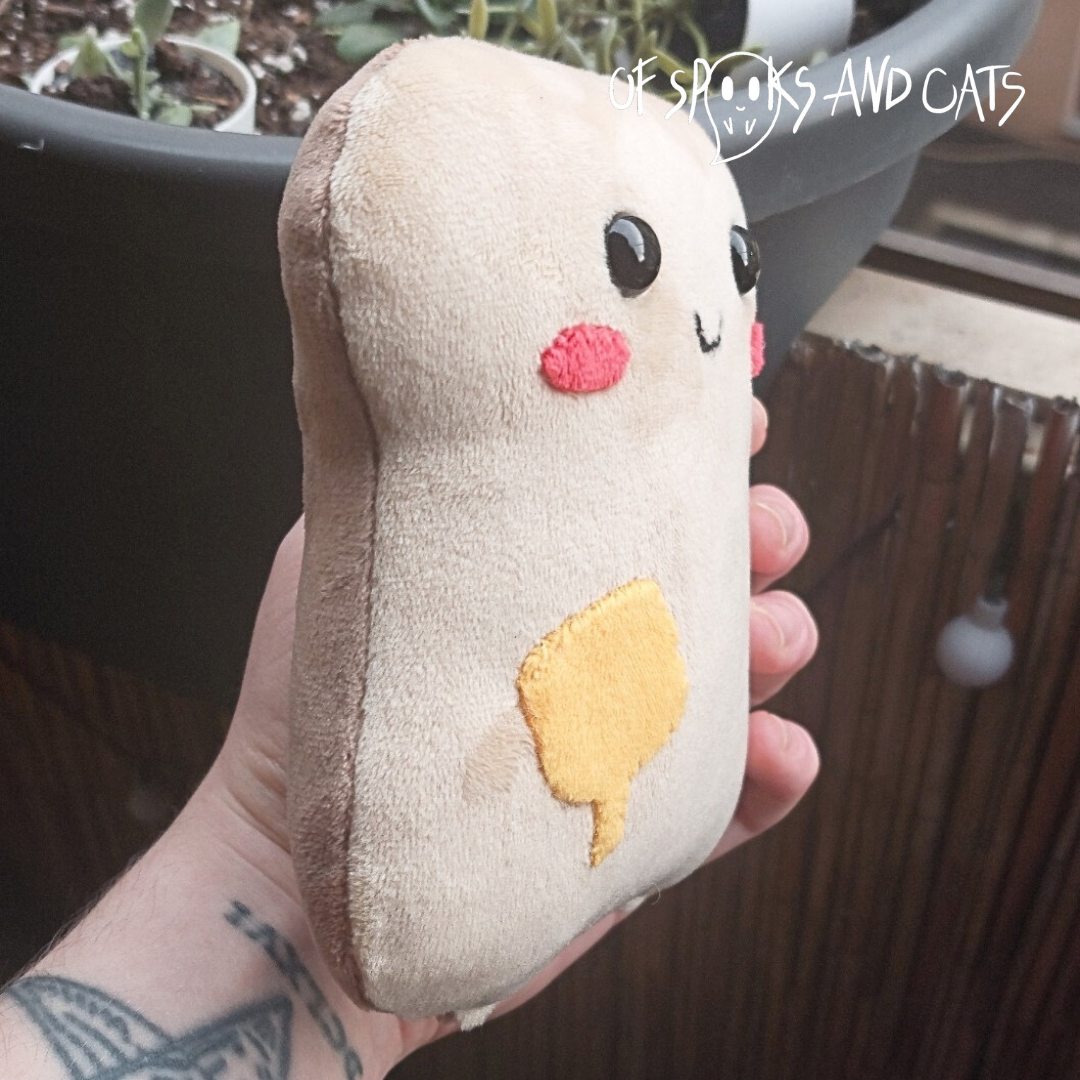 Trixi der Toast - Kleines Kuscheltier Toastbrot Frühstück - Sammlerstück