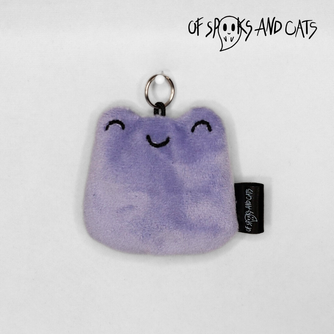 Alex der Anti-Anxiety Frosch - Mini Kuscheltier Frosch - Schlüsselanhänger - Sammlerstück