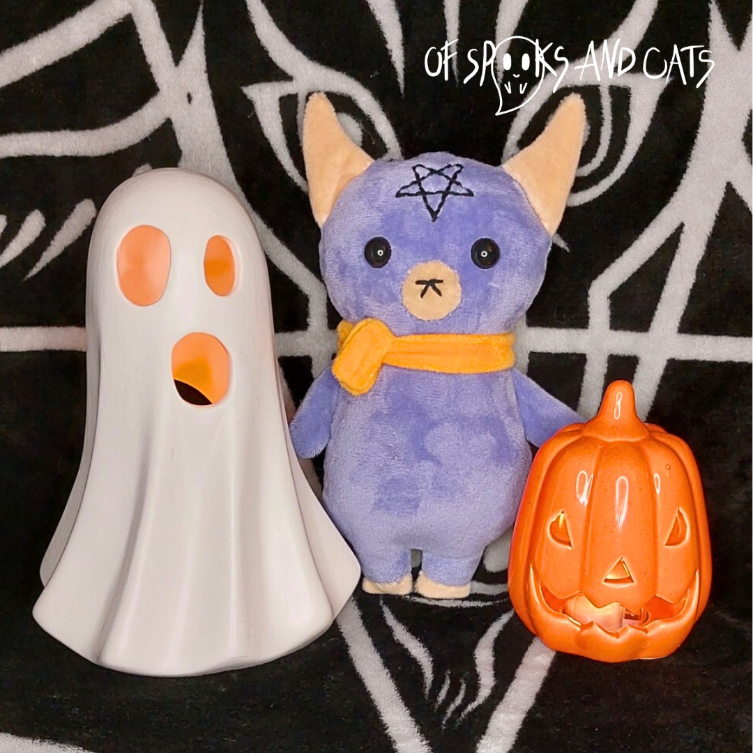 Kasimir der Baphomet - Kleines Kuscheltier Ziege Halloween - Sammlerstück