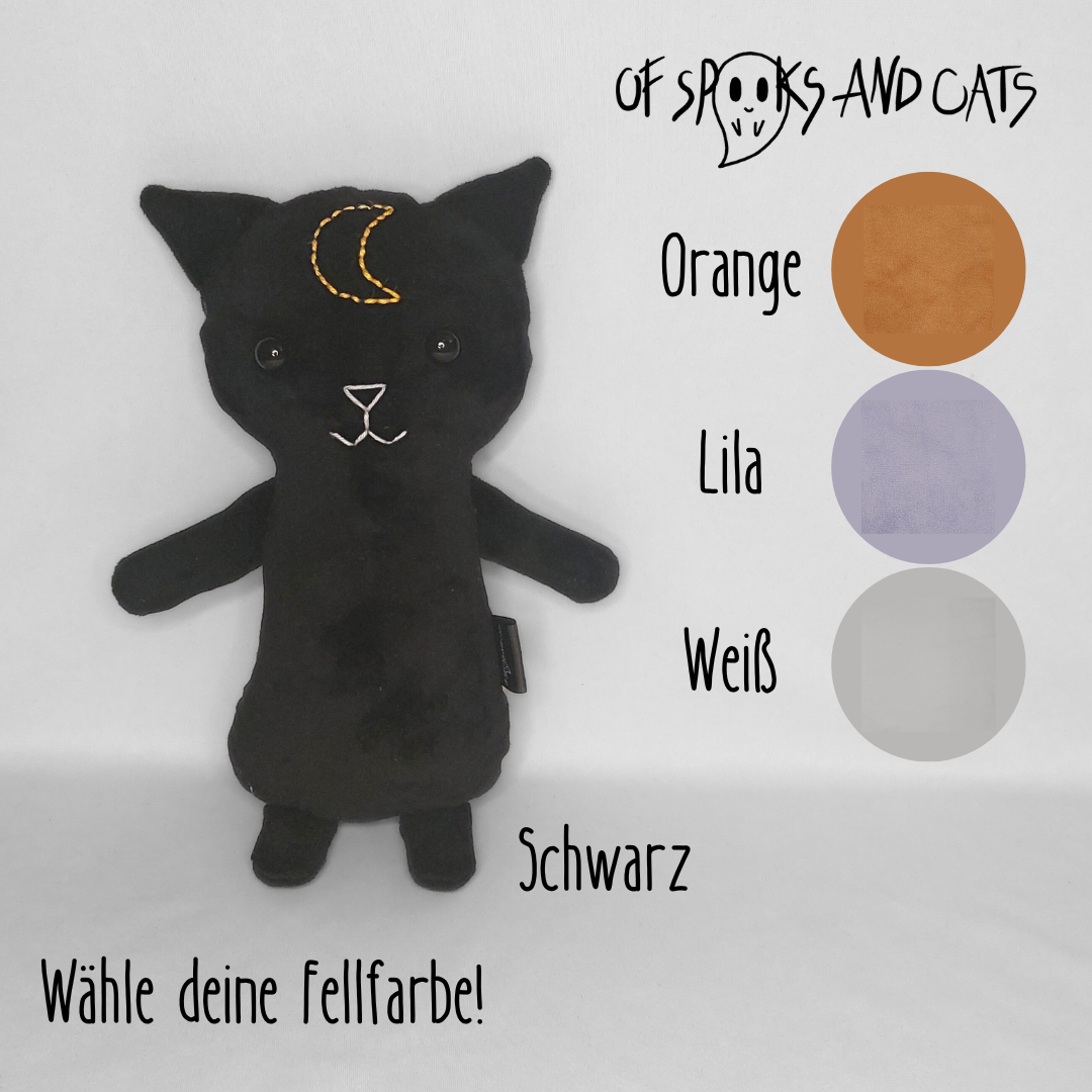 Kreiere deine Zauberkatze! - Mittleres Kuscheltier - Sammlerstück