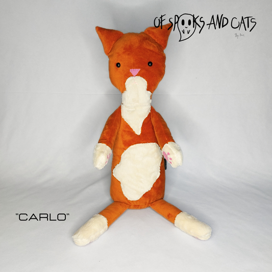 Katzenkumpel Personalisiert - Stofftier Katze - Andenken Haustier - Großes Kuscheltier