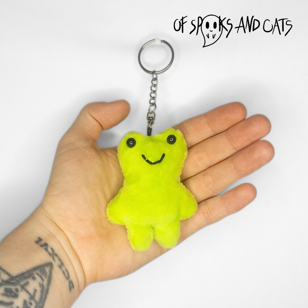 Froschi Schlüsselanhänger - Mini Kuscheltier Frosch