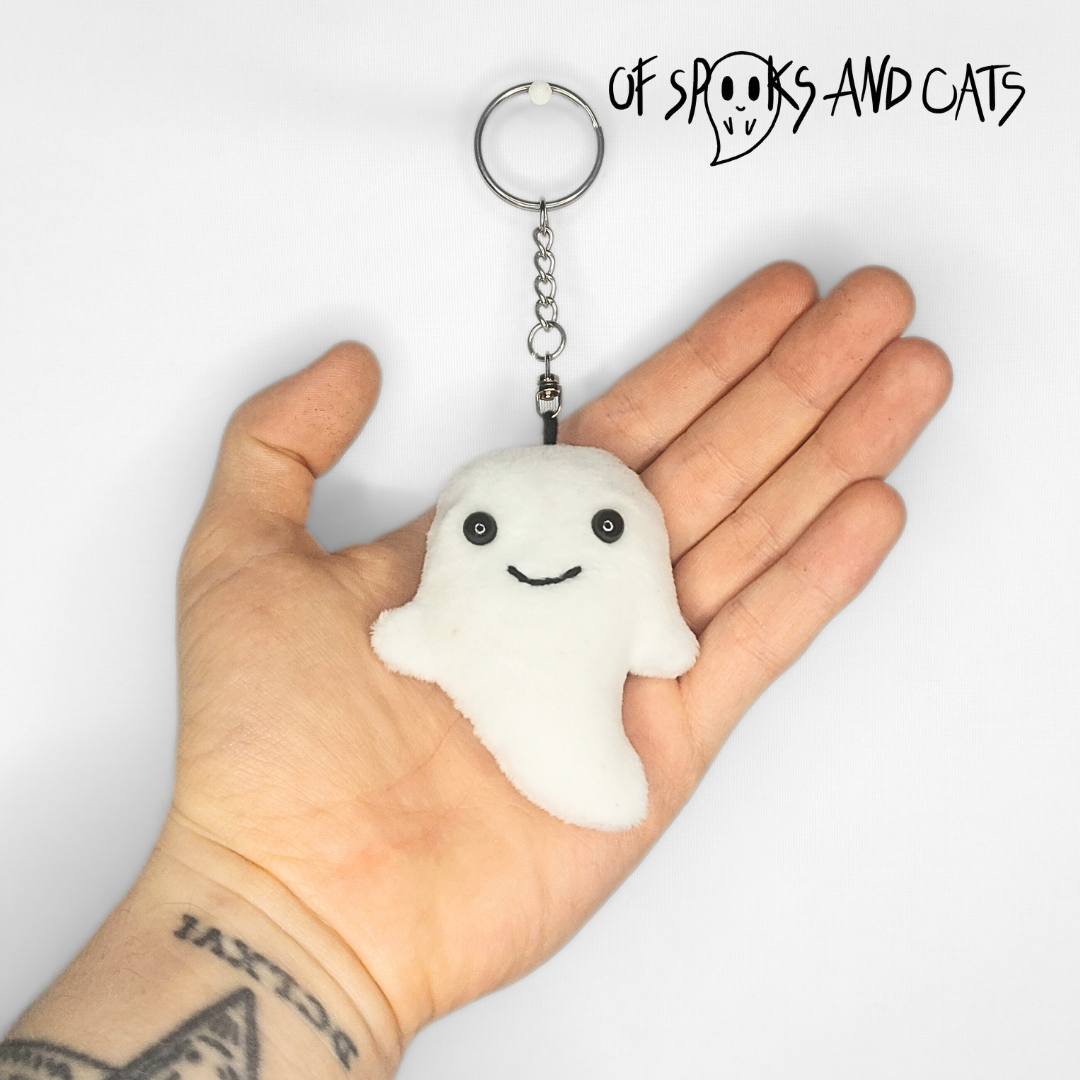 Geistl Schlüsselanhänger - Mini Kuscheltier Geist