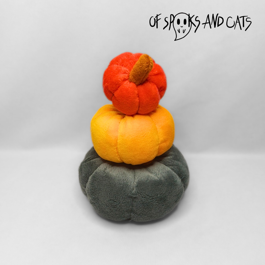 Süße Plüschkürbisse Herbstdeko Halloween
