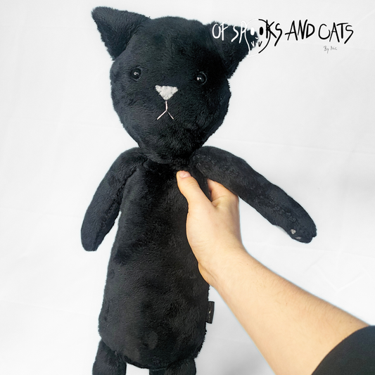 Katzenkumpel Graue Pfoten - Stofftier Katze