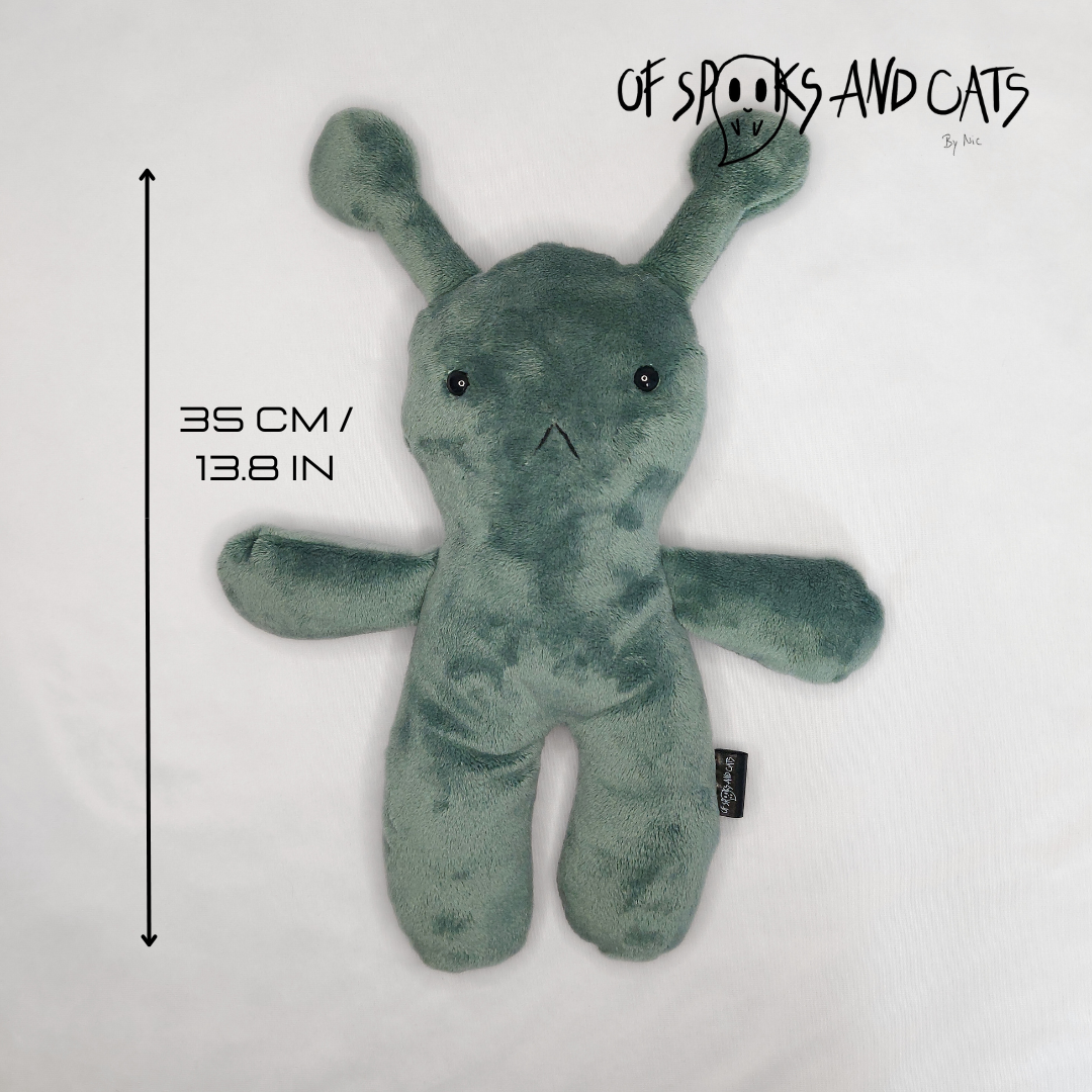 Carl der langbeinige Alien - Plüschtier Alien Sumpfmonster - Sammlerstück