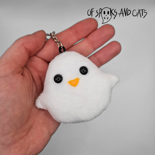 Mini Eggbert das Küken - Schlüsselanhänger - Mini Kuscheltier Ostern Huhn - Sammlerstück