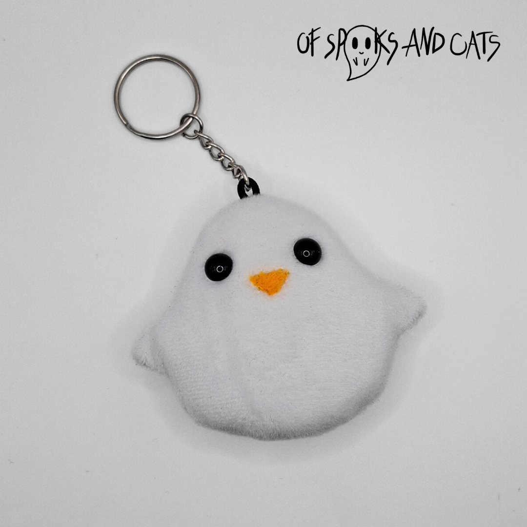 Mini Eggbert das Küken - Schlüsselanhänger - Mini Kuscheltier Ostern Huhn - Sammlerstück
