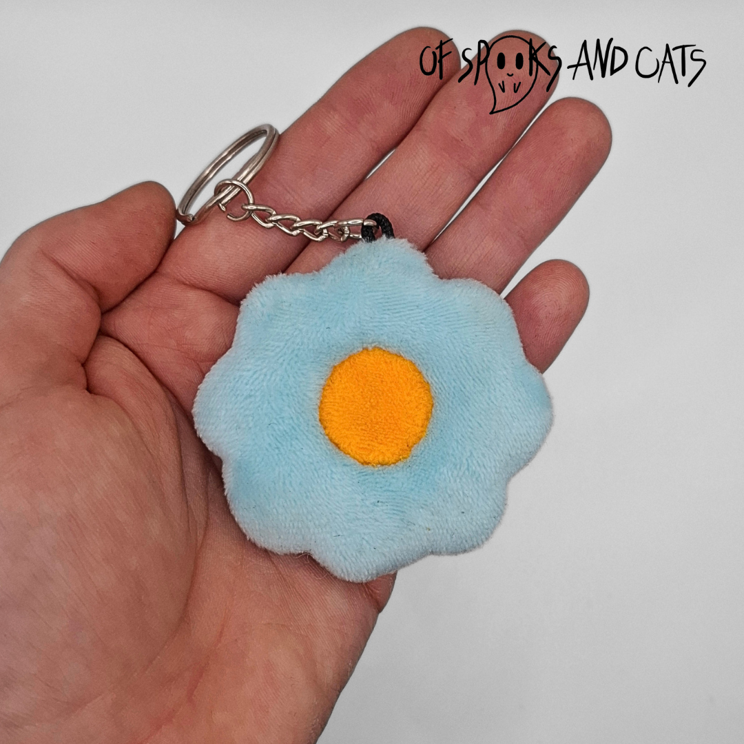 Buntes Blümchen - Mini Kuscheltier Glücksbringer Blume - Schlüsselanhänger - Sammlerstück