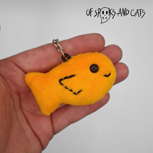 Finn der der kleine Fisch - Mini Kuscheltier Glücksbringer Fisch - Schlüsselanhänger - Sammlerstück
