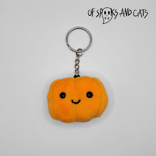 Karl der Kürbis - Mini Kuscheltier Kürbis Halloween - Schlüsselanhänger - Sammlerstück