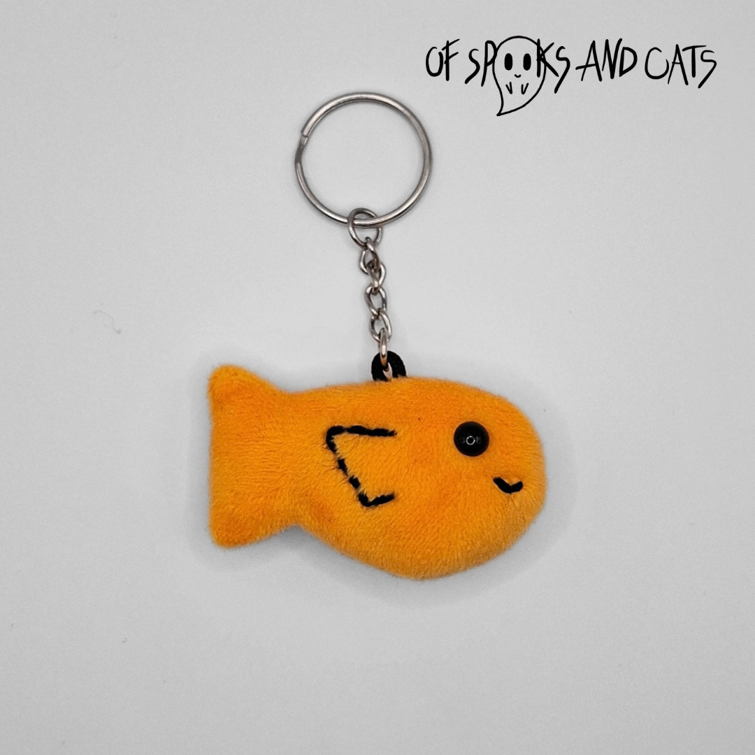 Finn der der kleine Fisch - Mini Kuscheltier Glücksbringer Fisch - Schlüsselanhänger - Sammlerstück