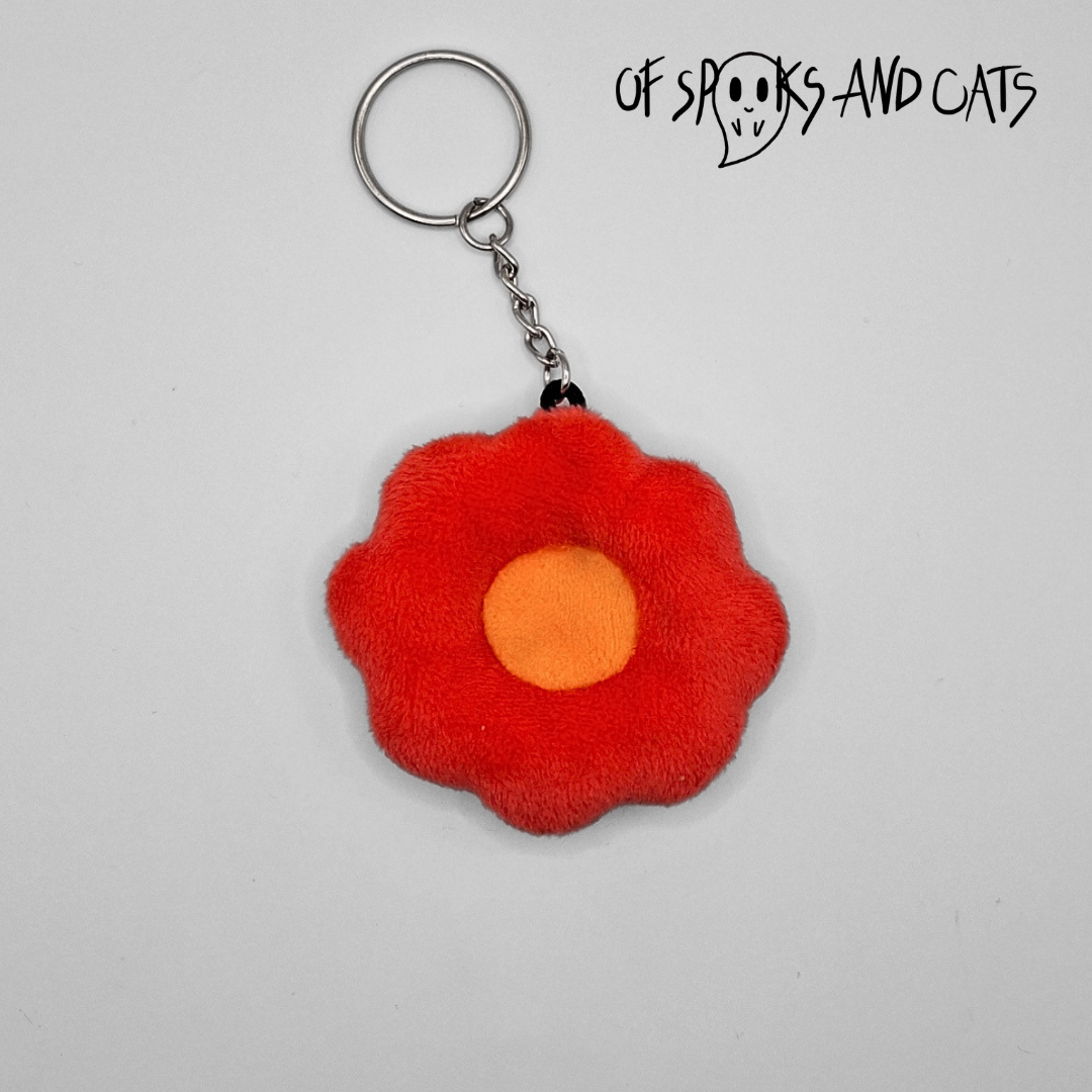 Buntes Blümchen - Mini Kuscheltier Glücksbringer Blume - Schlüsselanhänger - Sammlerstück