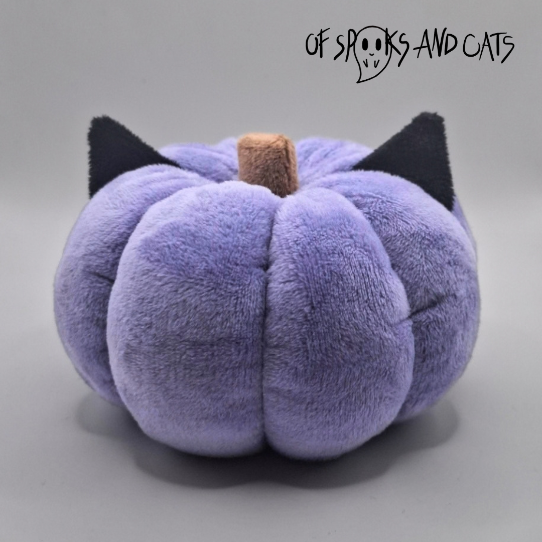 Halloween Plüschkürbisse - Deko Herbst Kürbis - Special Edition Fledermaus und Katze